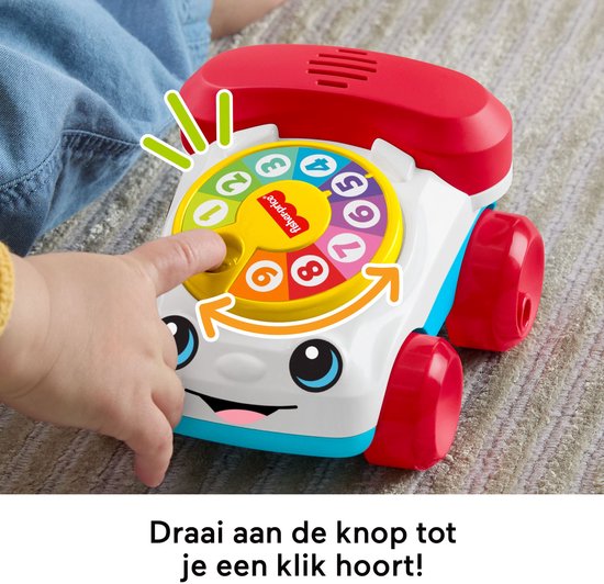 Fisher-Price Telefoonvoertuig Duwspeelgoed met geluiden van Merkloos — afbeelding 3