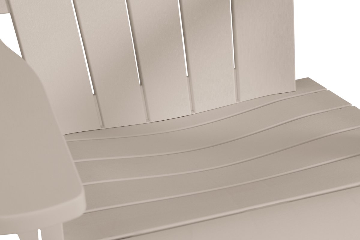 Keter Troy Adirondack Tuinstoel - Soft Beige thumbnail 2