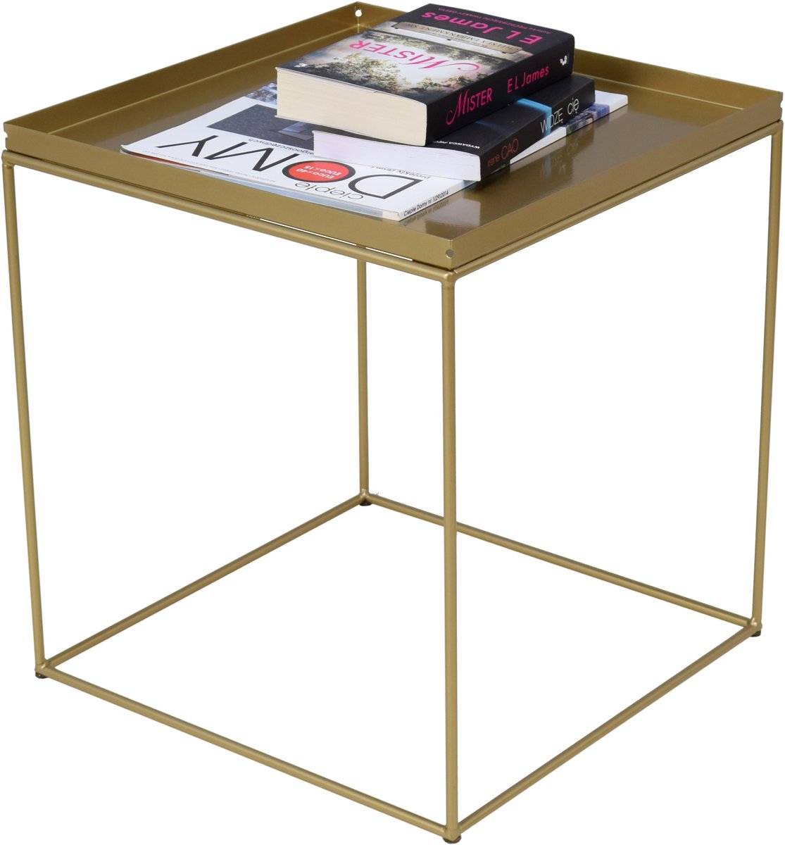 FutuStal - Staal - Salontafel - Goud - Vierkant
