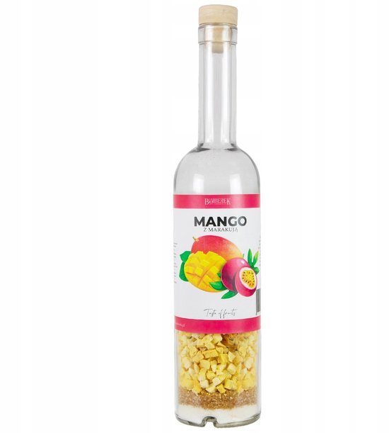 Bimberek - Własna Nalewka - Mango en Marakuja - 500ml - Liofilizowane Owoce — afbeelding 2