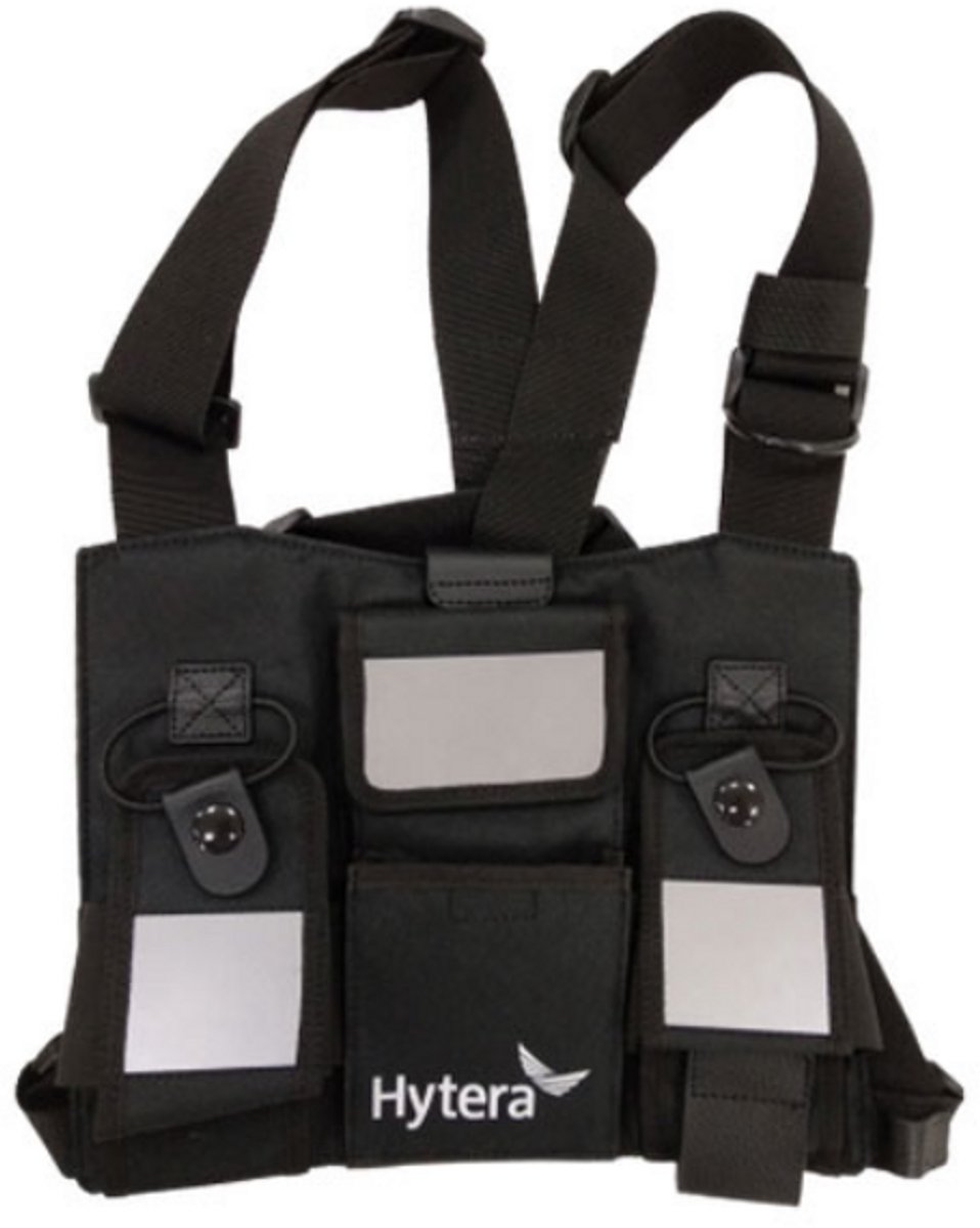 Hytera NCN019 Portofoon harnas borst draagtas heavy duty met reflectie markering