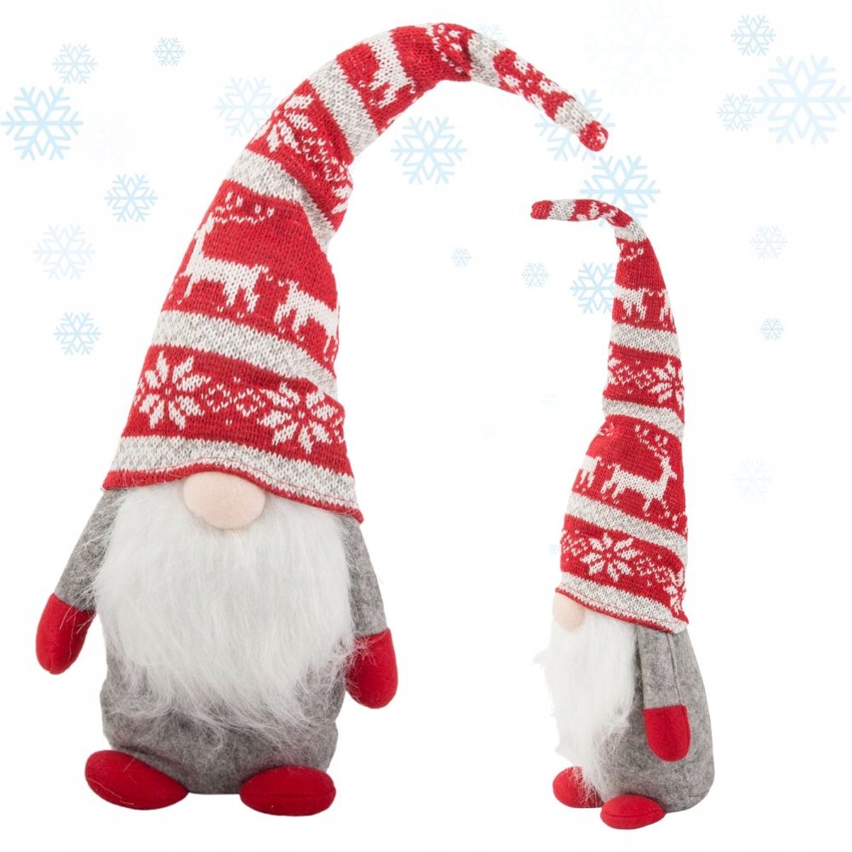 Hangzhou A Link Star Technology Co. - Kerstgnome - 48 cm - Grijs - Zacht