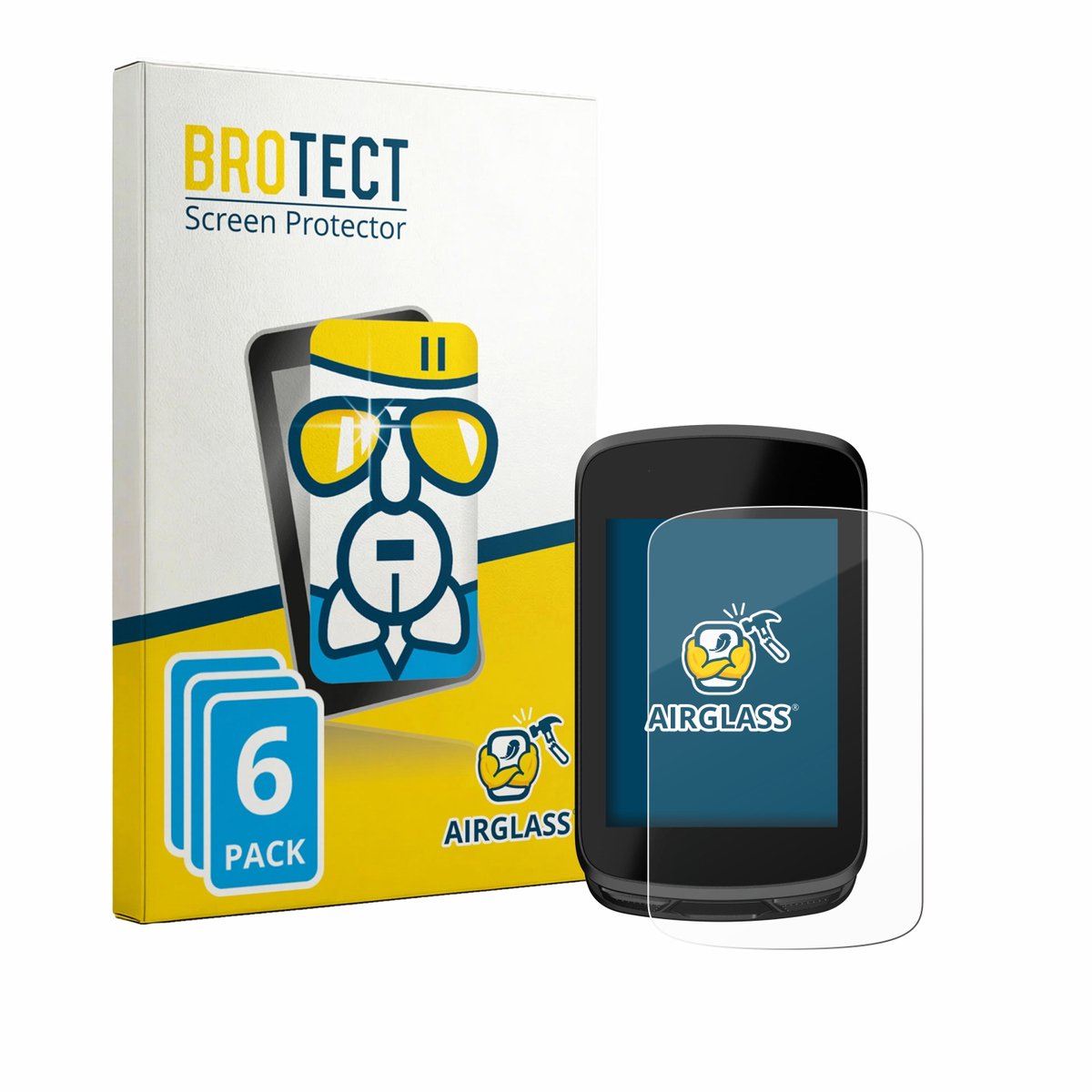 Screenprotector 6 Stuks voor Magene C606 Pro Beschermglas transparant