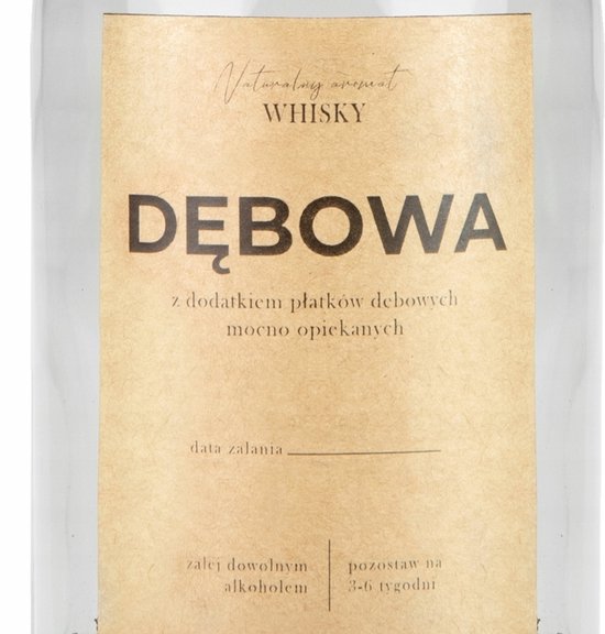 Bimberek Blanka - Flessen - 500ml - Eiken Chips - Synthetische Kurk van Bimberek — afbeelding 2
