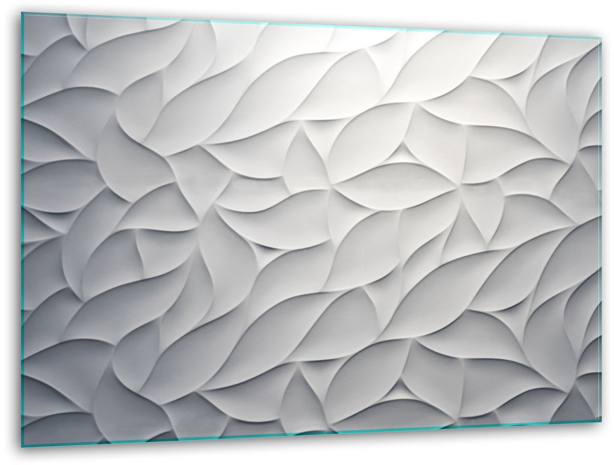 TMK ArtDeko Serie - Glazen Snijplank - 40x30 cm - Veilig - Antislip
