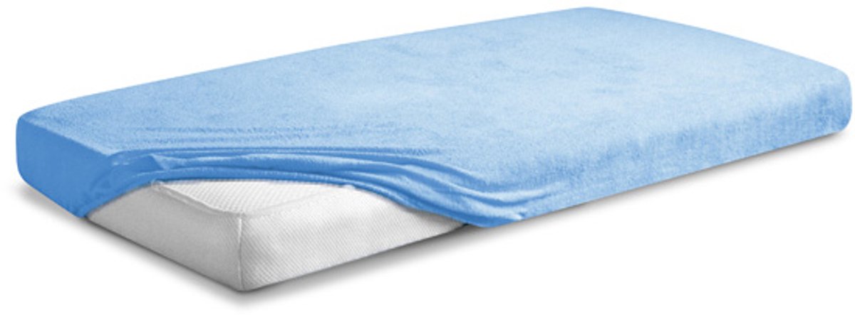 Matex Premium Frotte Laken - 150x190 / 160x200 cm - Lichtblauw - OEKO-TEX Gecertificeerd
