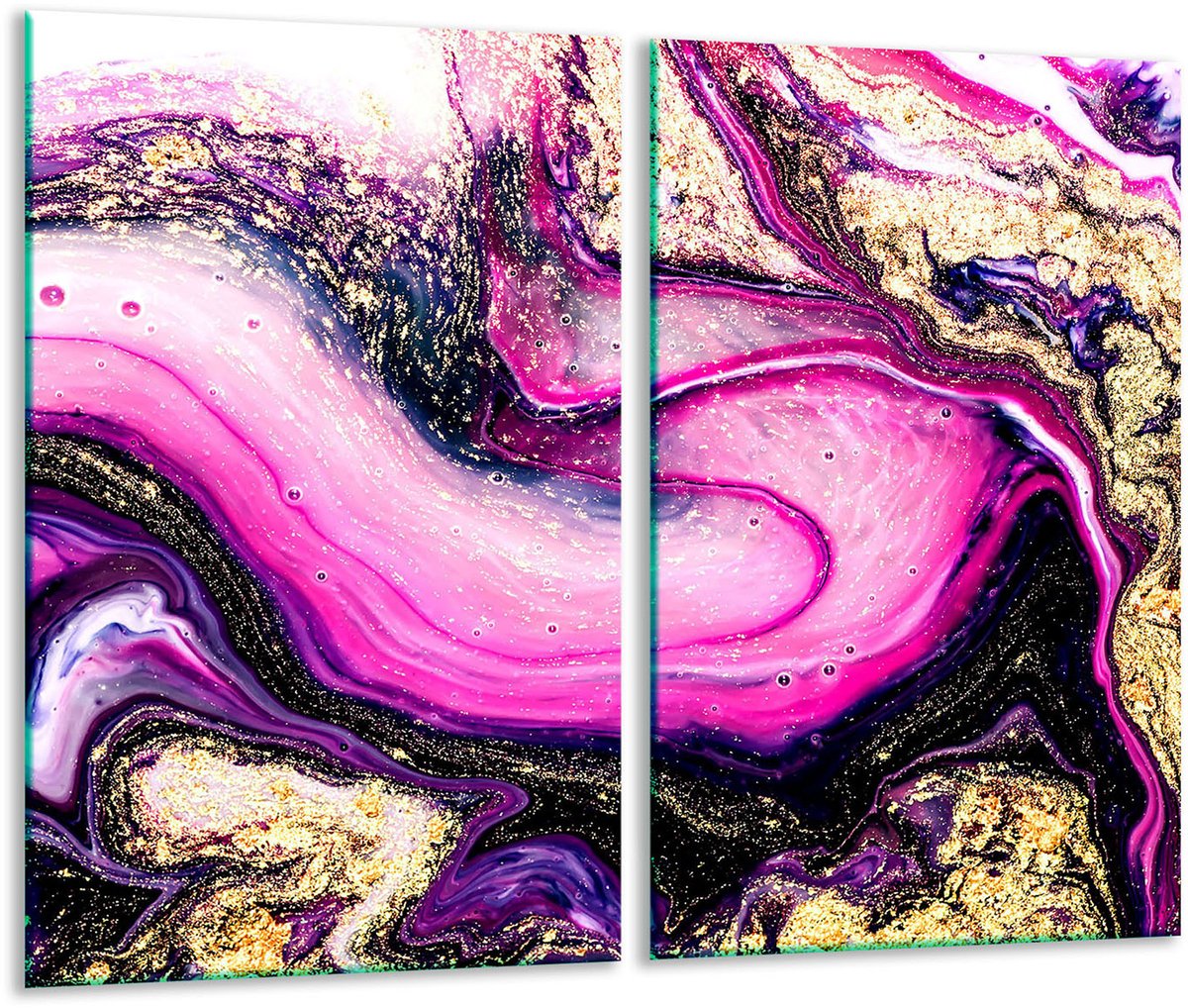 TMK ArtDeko - Snijplank - 2x 30x52 cm - Veilig - Glas