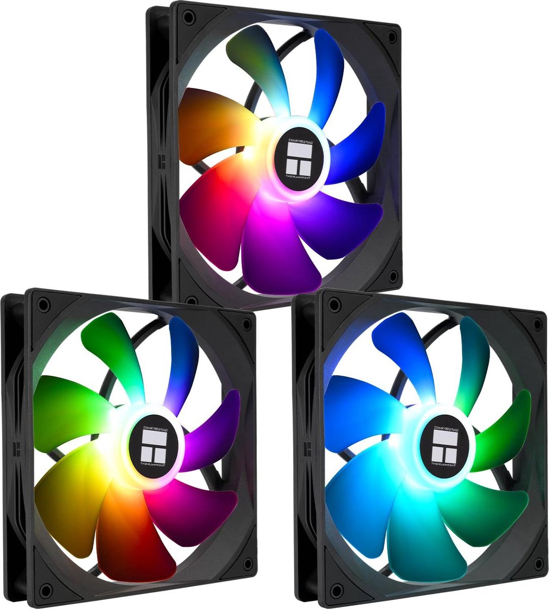 CPU Ventilator - PC Ventilator Koeler - Computer Koeling - S-FDB Lagers - 140 mm - Zwart