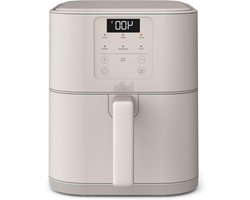 Slimme Airfryer - Heteluchtfriteuse - Gezond Frituren - Keramische Coating - 6 Kwarts - Havermelk
