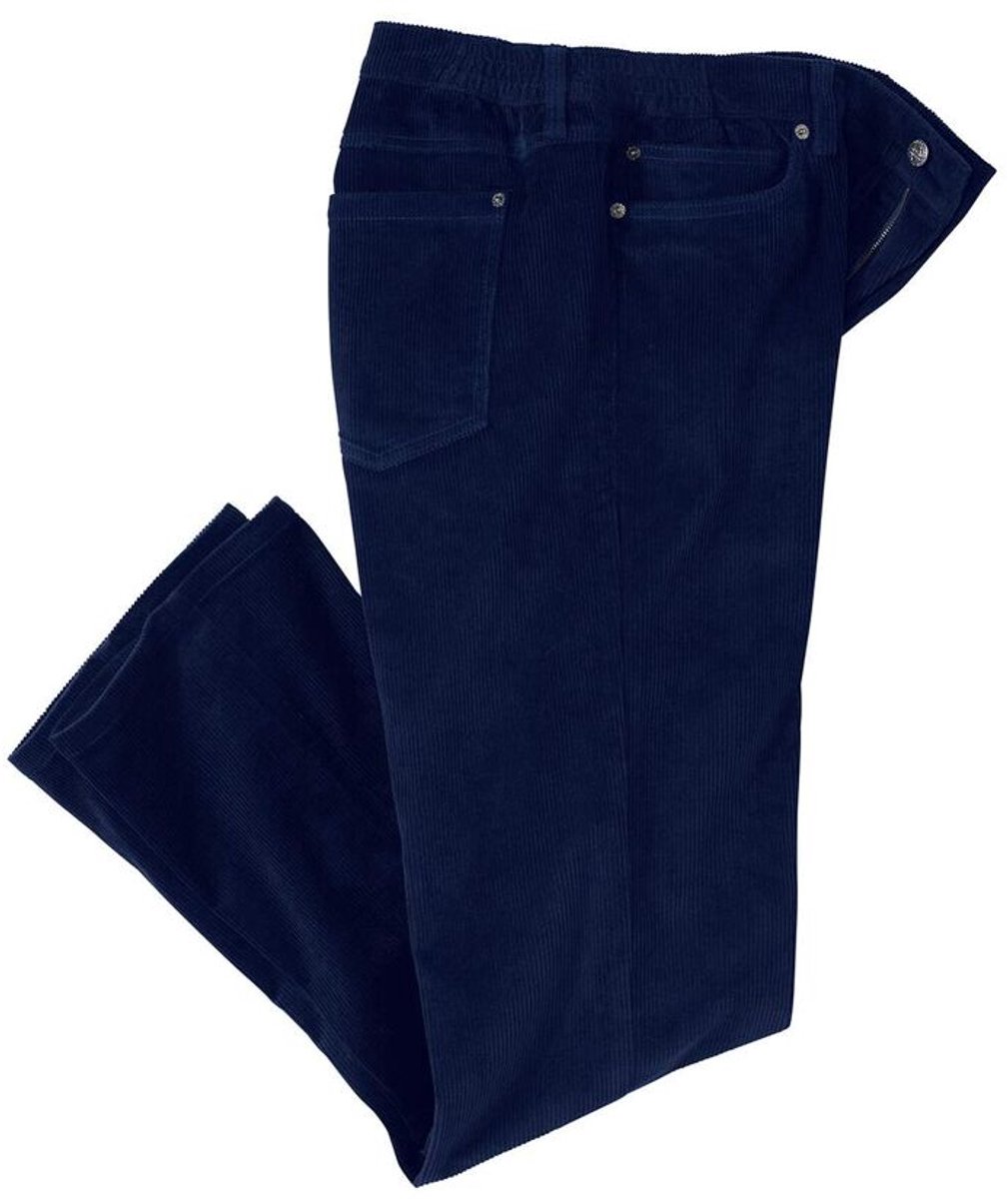 ATLAS FOR MEN - Comfortabele fluwelen stretchbroek - Heren - Verkrijgbaar in grote maten - W38
