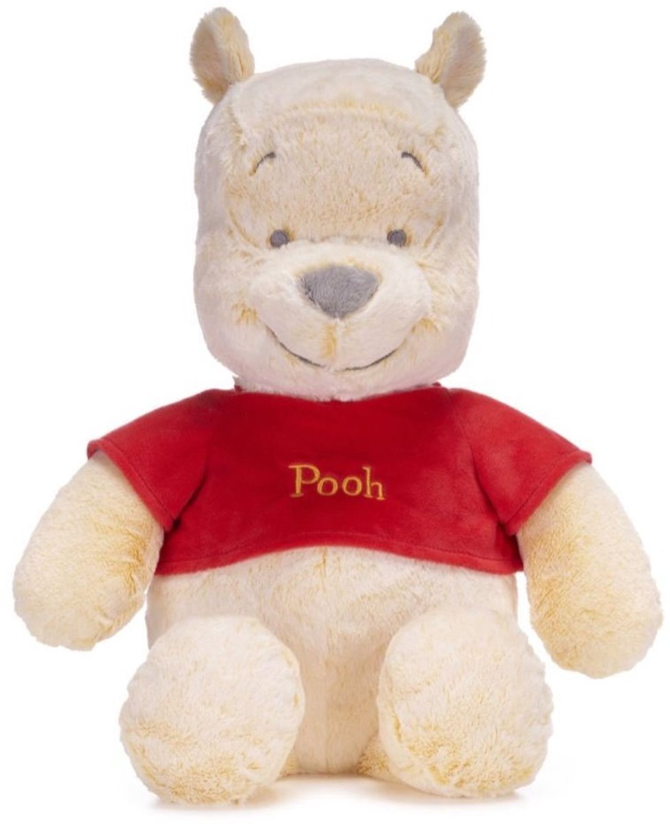 Winnie the Pooh Blij Disney Pluche Knuffel 30 cm {Disney Plush Toy | Duurzaam Speelgoed Knuffeldier voor kinderen jongens meisjes | Winnie de Poeh extra zacht duurzame knuffeltje | Winnie, Eeyore, iejoor, Teigetje, Tijgertje, Knorretje}