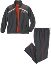 ATLAS FOR MEN - Tweekleurig trainingspak van microvezel - Heren - Verkrijgbaar in grote maten - XL