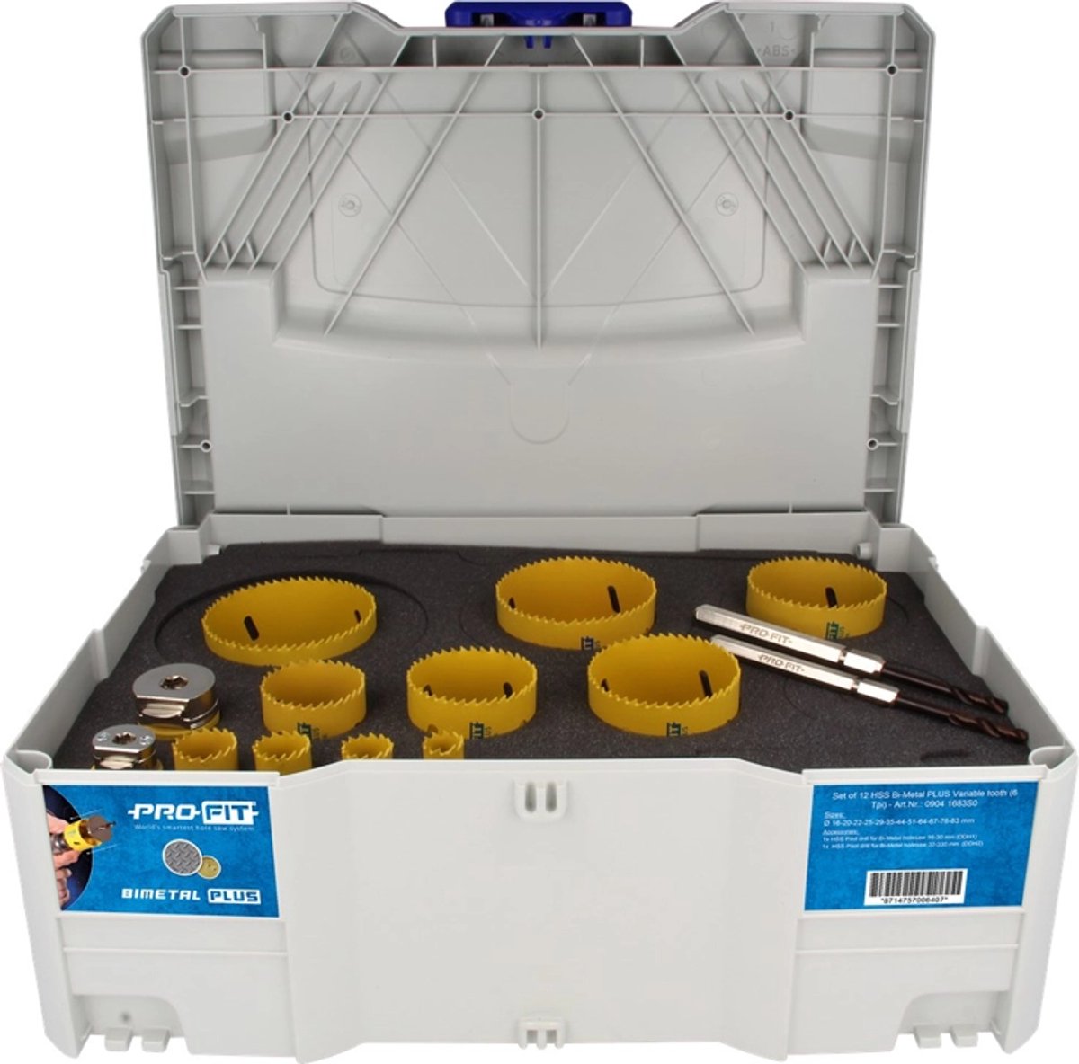 ProFit HSS Bi-metaal PLUS gatzagenset in T-Loc Systainer 09041683S0