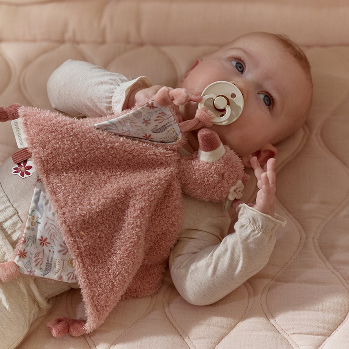 Little Dutch Safari Friends Knuffeldoekje Flamingo — afbeelding 3