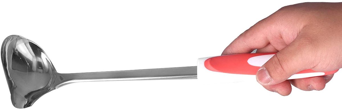 RVS Saucier Drizzle Spoon - Grote & Kleine Sauce Lepel met Tuit voor Sauzen en Dressings