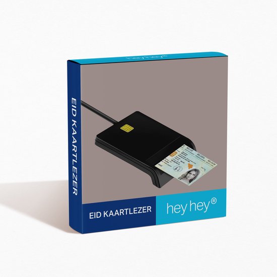 eID Kaartlezer USB-C België - Mac & Windows - Belgische Identiteitskaart - ID card reader