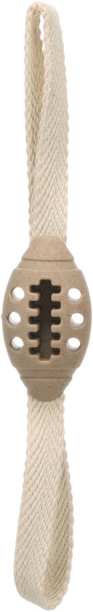 FLAMINGO - SPEELGOED WILGA RUGBY MET TOUW BRUIN 35x5,4x5,3CM