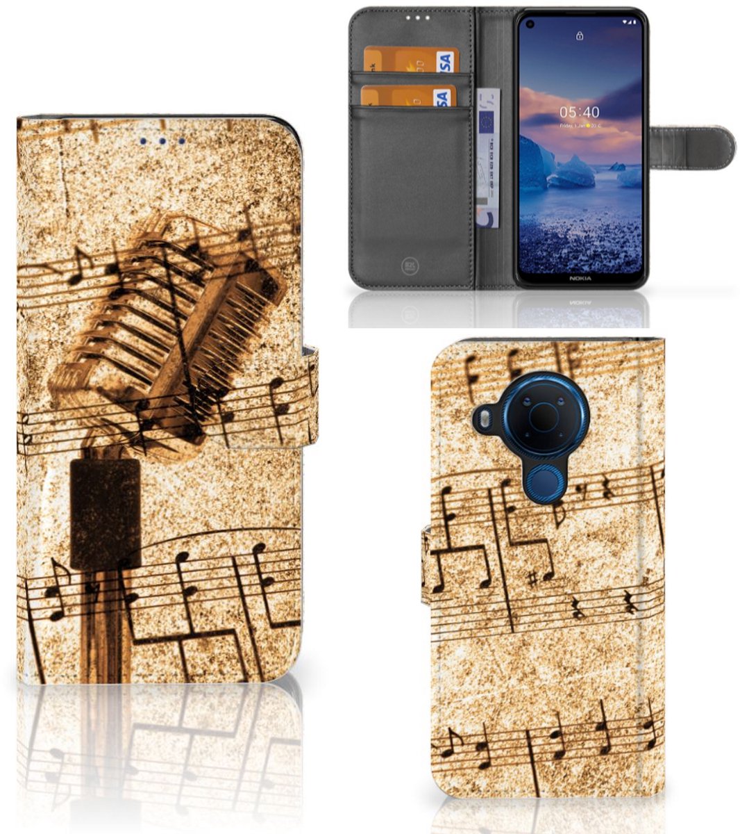 Nokia 5.4 Telefoonhoesje met foto Bladmuziek