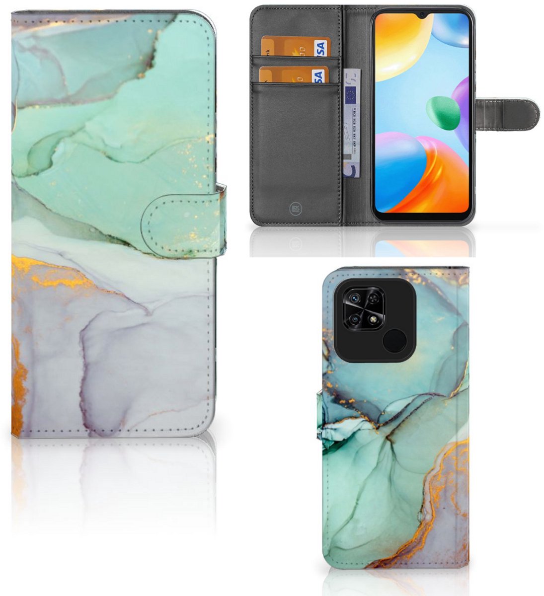 Hoesje voor Xiaomi Redmi 10C Watercolor Mix