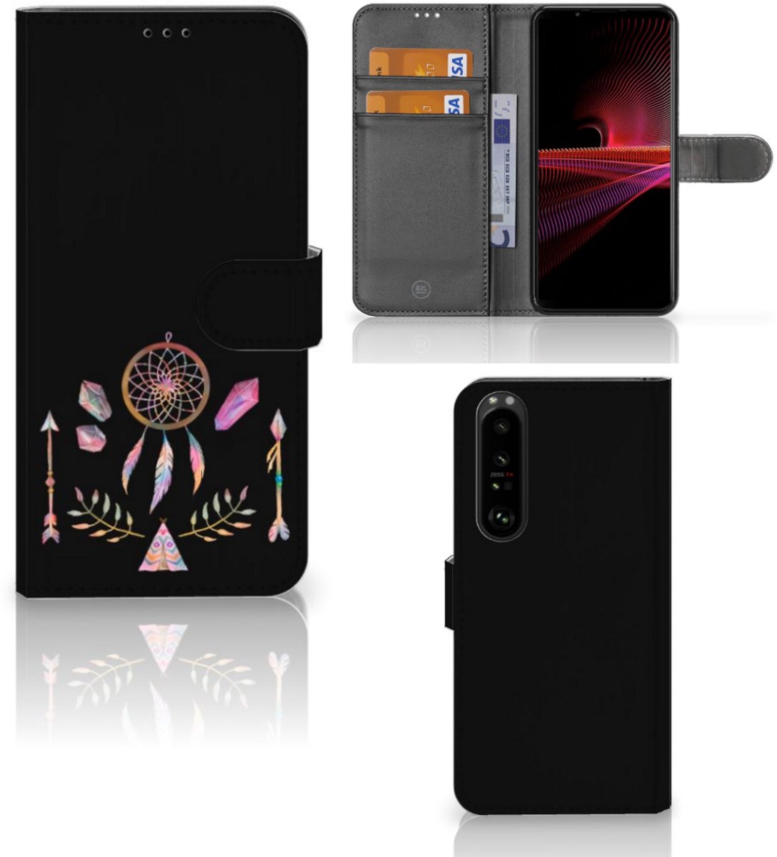 Sony Xperia 1 III Leuk Hoesje Boho Dreamcatcher