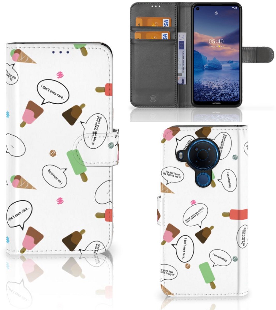 Nokia 5.4 Book Cover IJsjes