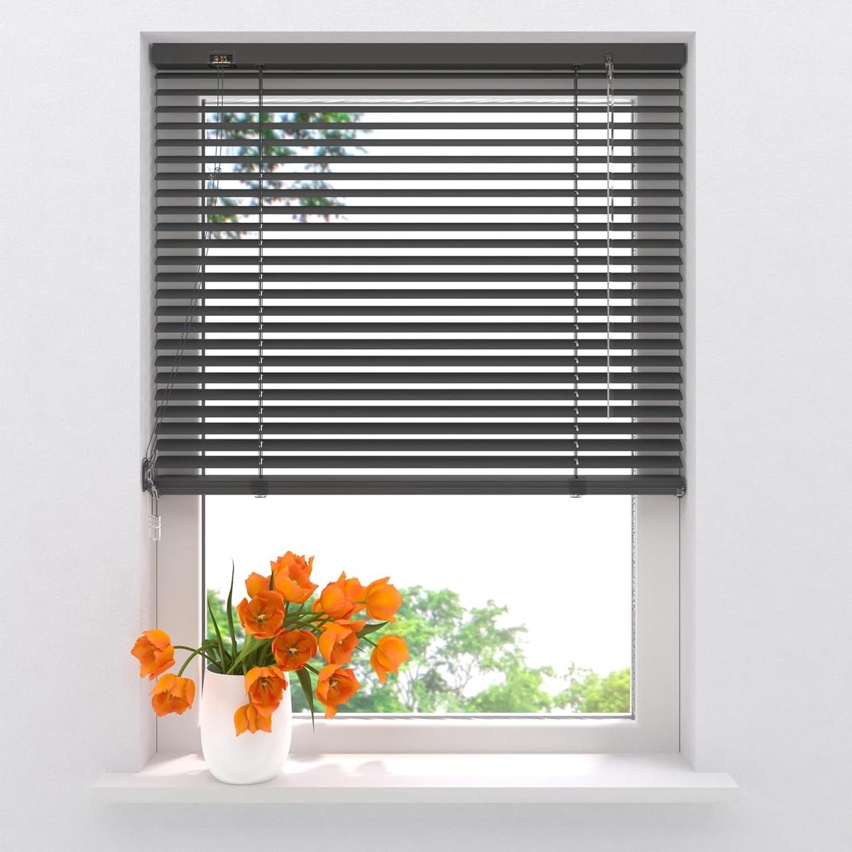 Aluminium Jaloezie - Raambekleding - Privacy Instellen - Zelf In Kortbaar - 120 x 250 cm -