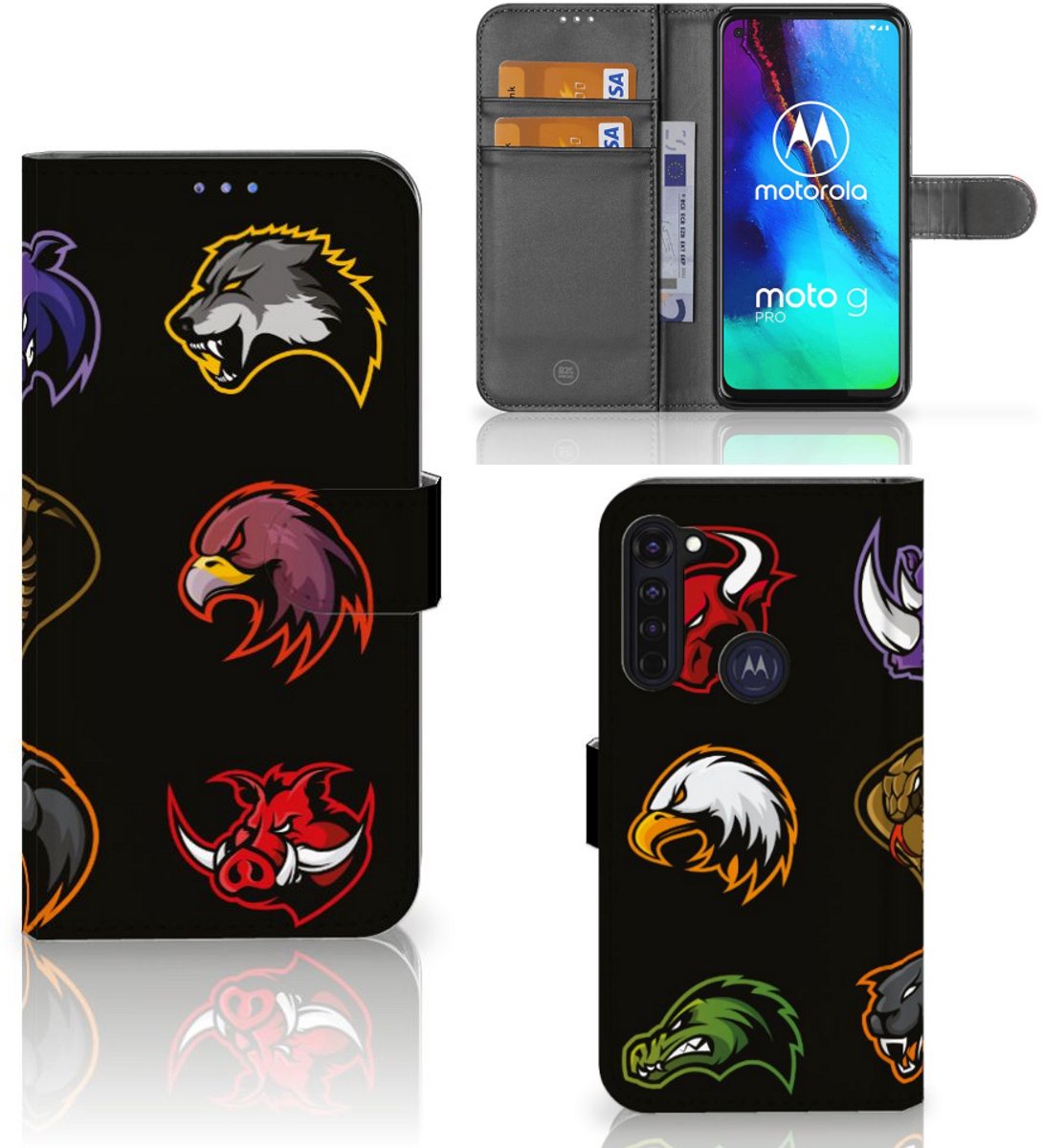 Motorola Moto G Pro Leuk Hoesje Cartoon