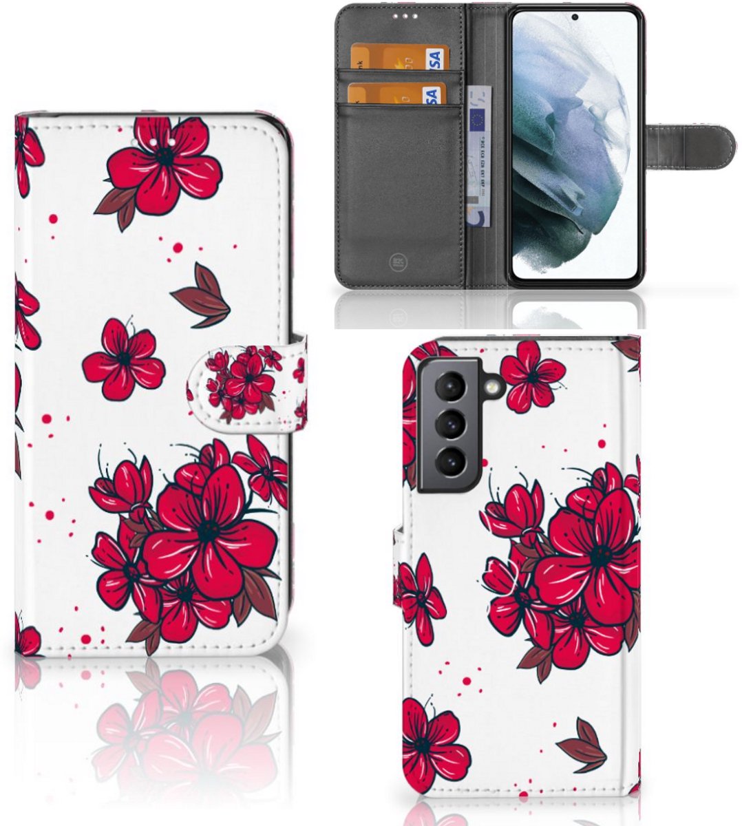 Samsung Galaxy S21 FE Hoesje Blossom Red