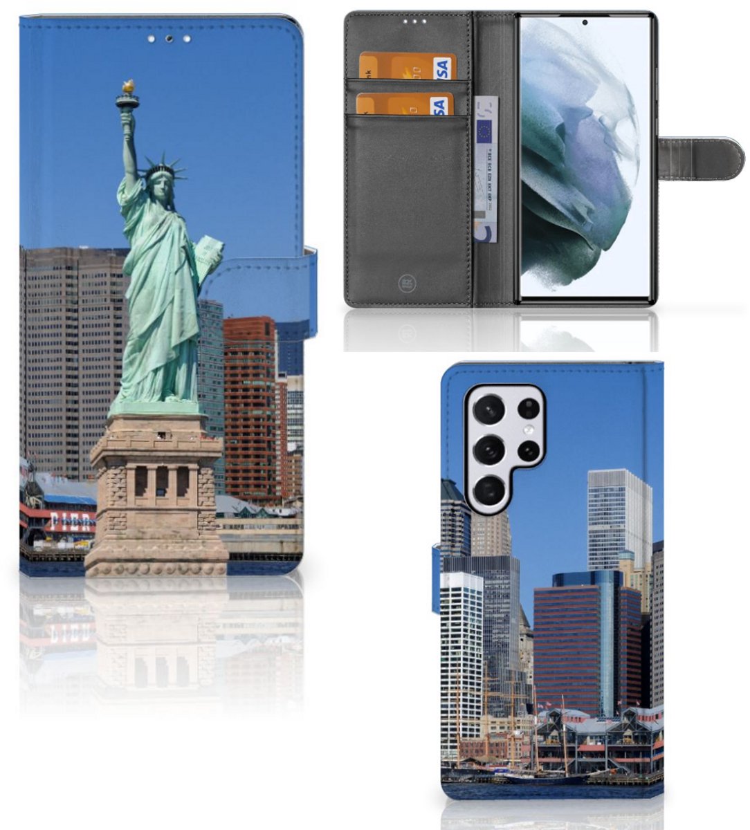 Samsung Galaxy S22 Ultra Flip Cover Vrijheidsbeeld