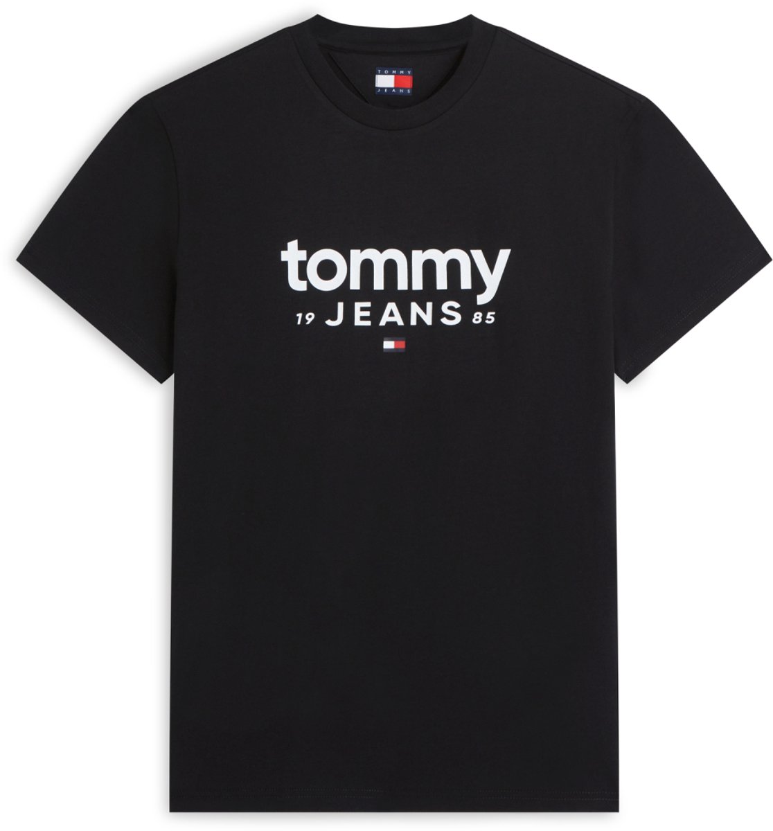 Tommy Jeans T-shirt Tjm Slim Graphic Tee Dm0dm23376 Bds Mannen Zwart