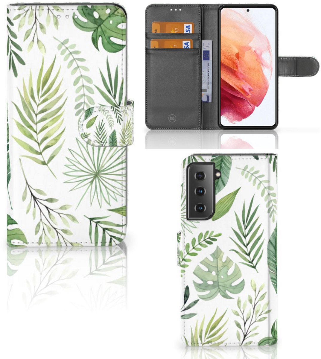 Samsung Galaxy S21 Hoesje Leaves