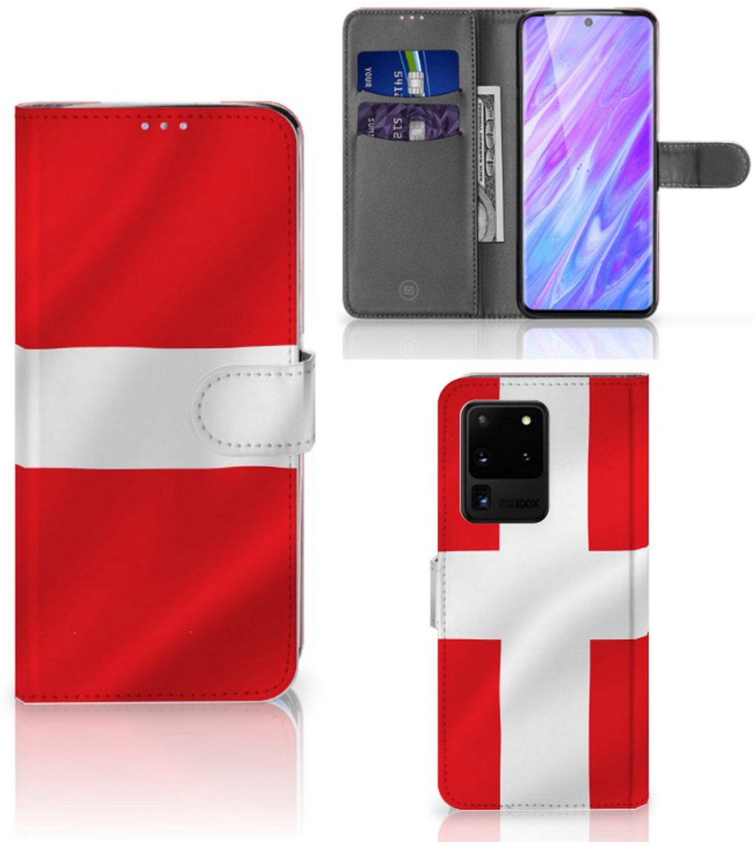Samsung Galaxy S20 Ultra Bookstyle Case Denemarken