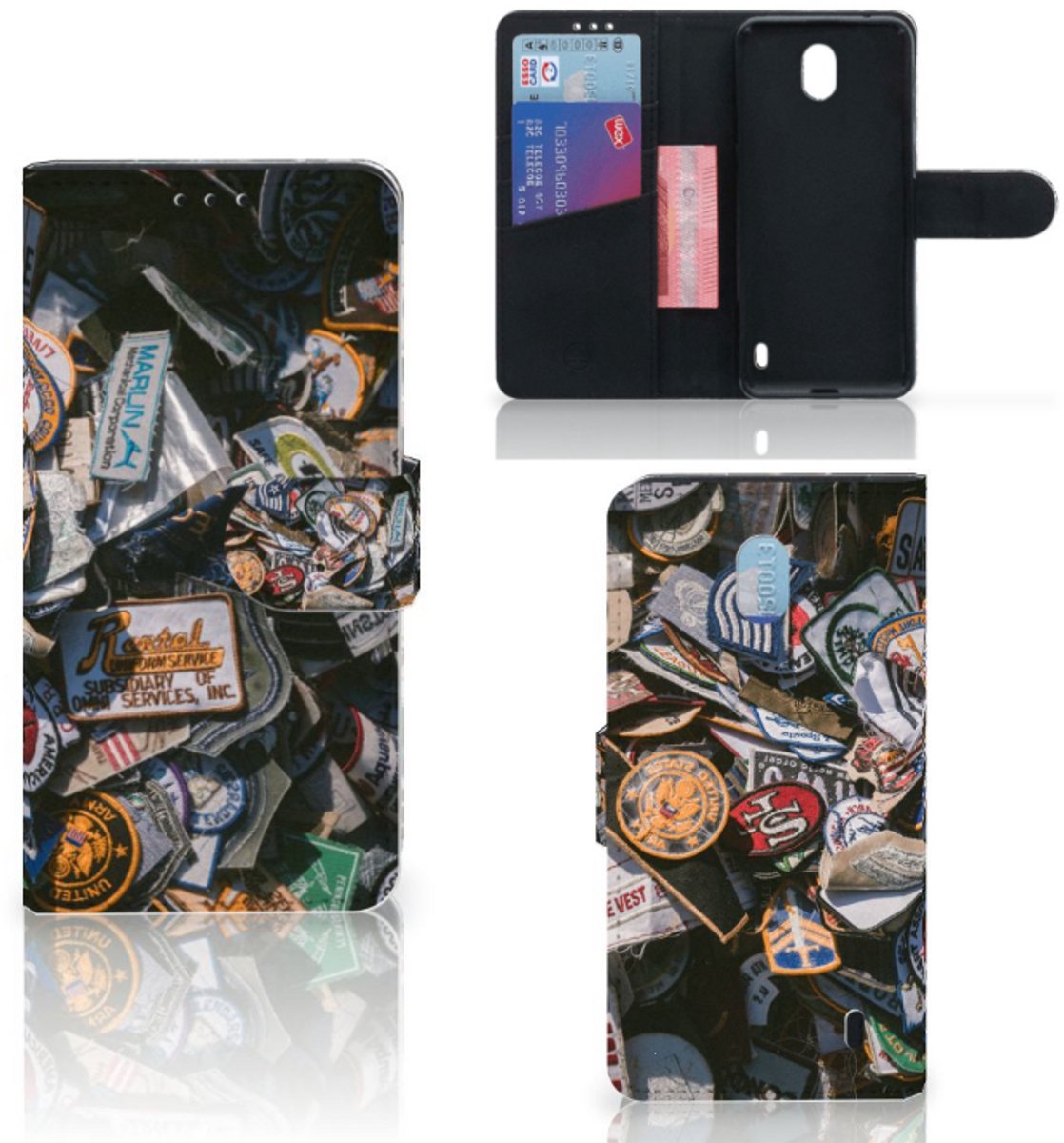Nokia 1 Plus Telefoonhoesje met foto Badges