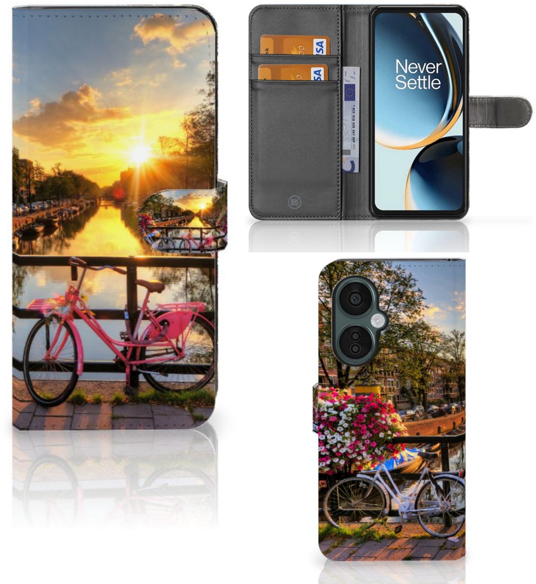 OnePlus Nord CE 3 Lite Flip Cover Amsterdamse Grachten