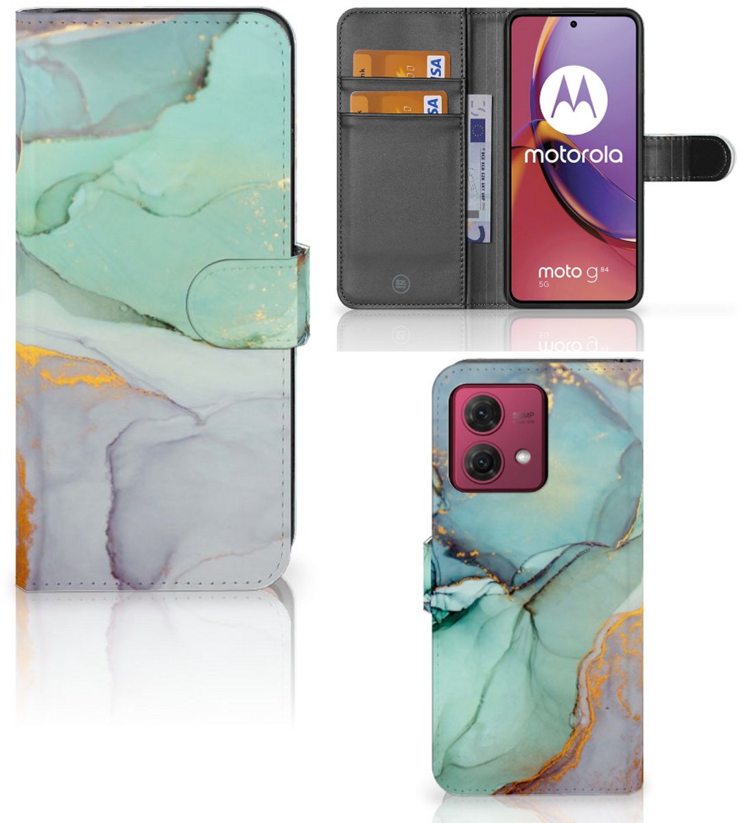 Hoesje voor Motorola Moto G84 Watercolor Mix