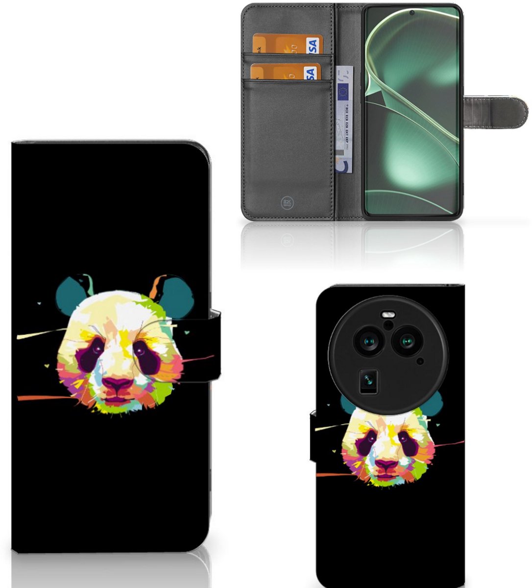 OPPO Find X6 Pro Leuk Hoesje Panda Color