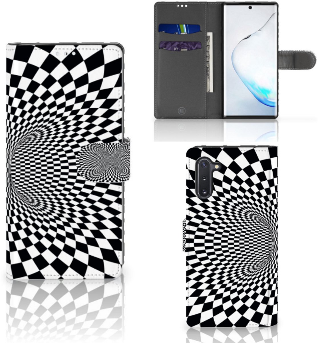 Boekhoesje voor Samsung Galaxy Note 10 Book Case Illusie