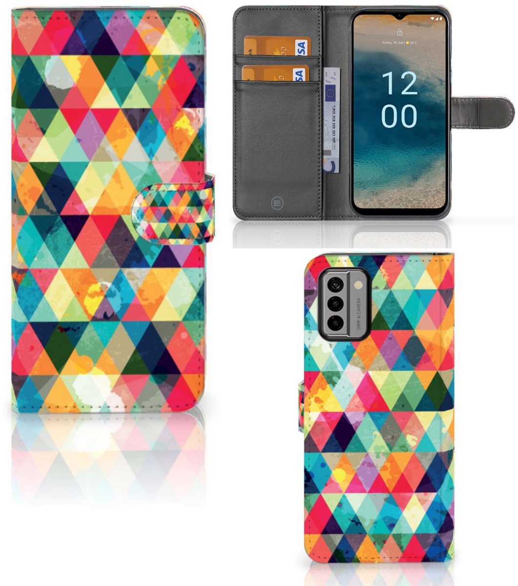 Nokia G22 Telefoon Hoesje Geruit