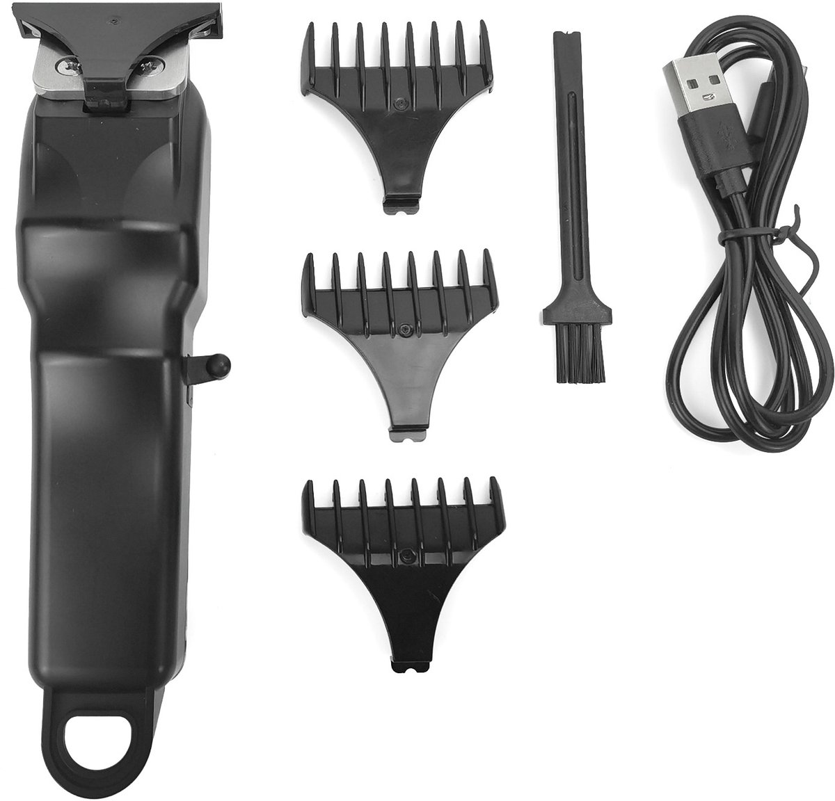 Professionele Tondeuse met LED-display, Stalen Mes en Snoerloos Gebruik, 500mAh, 60 min