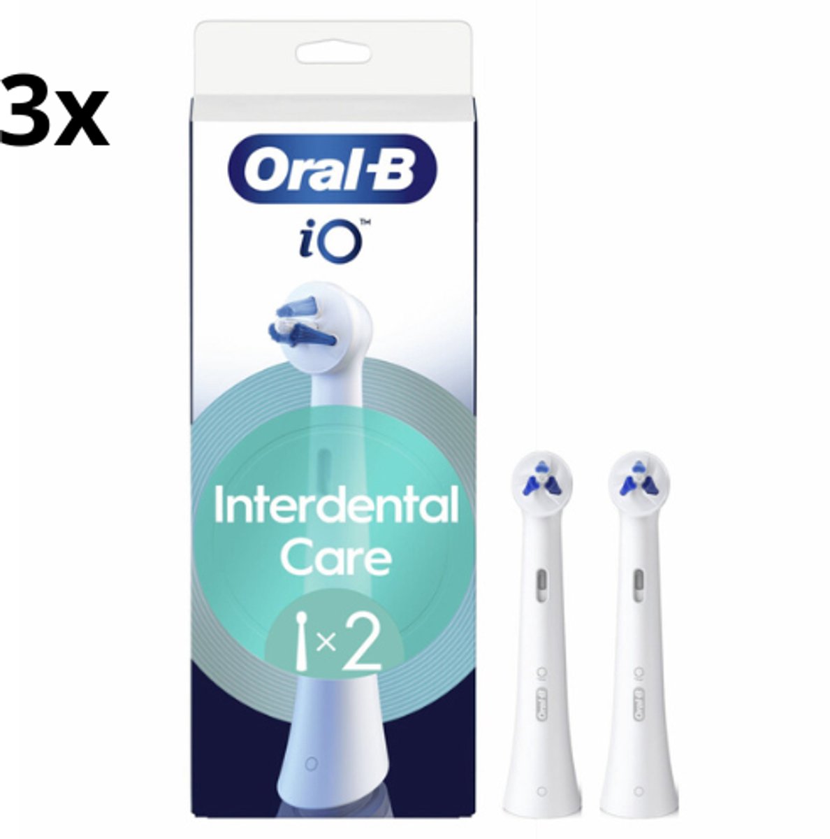 Oral B Opzetborstels iO Interdental Clean - 3 x 2 stuks