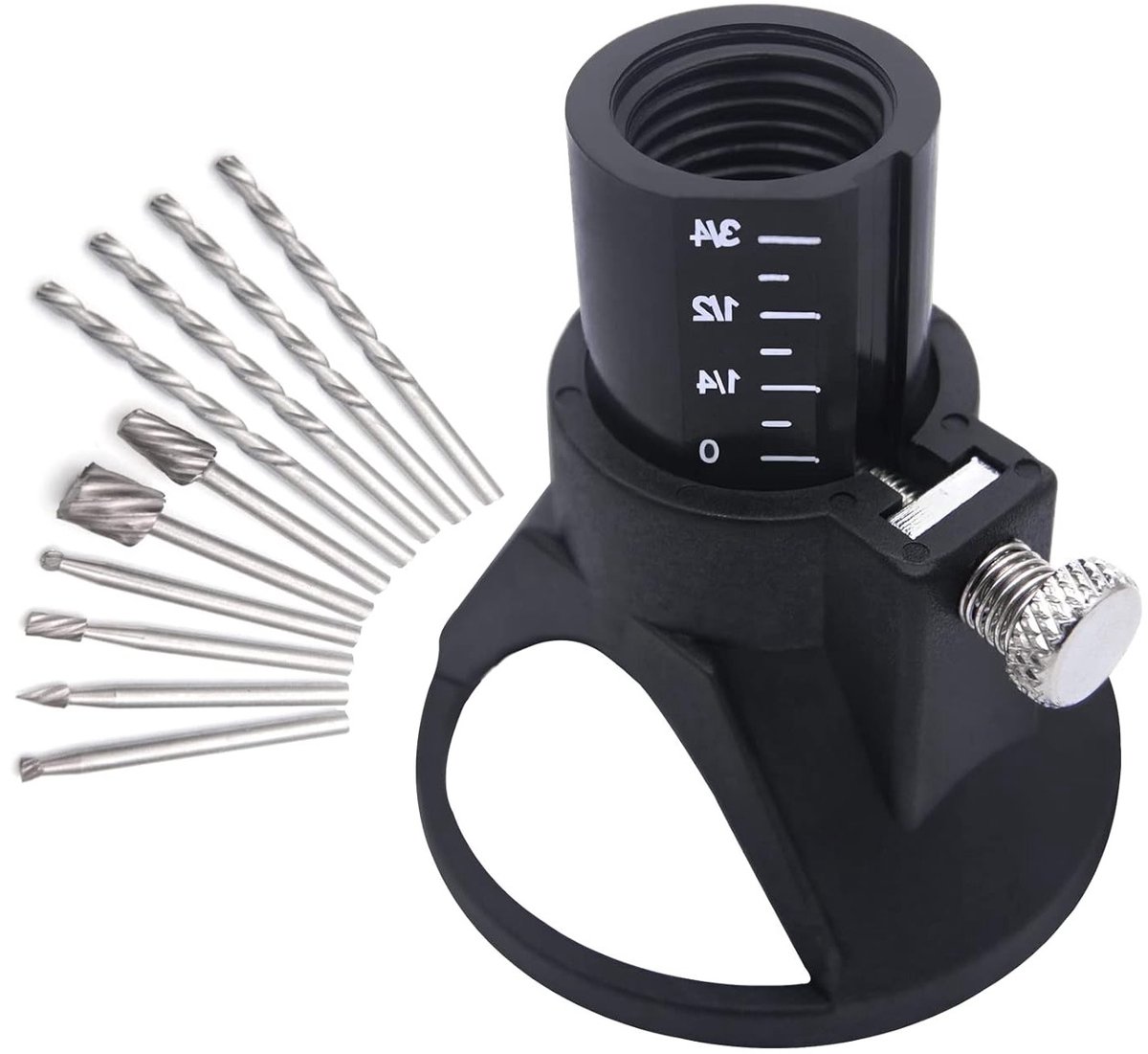 Multi Tool Snijgids Accessoire Kit voor HSS Frezen en Boor - Precisie Snijden met 11 Onderdelen