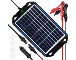 SUNER POWER Waterproof 10W 12V Solar Battery Charger & Maintenance Pro, Built in UltraSmart MPPT Charge Controller, 10 Watt Solar Panel Trickle Charging Kits for Car Automotive Boat Marine RV Trailer