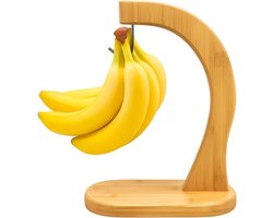 JapanBargain S-4095, bamboe banaan hanger haak teller top banaan houder