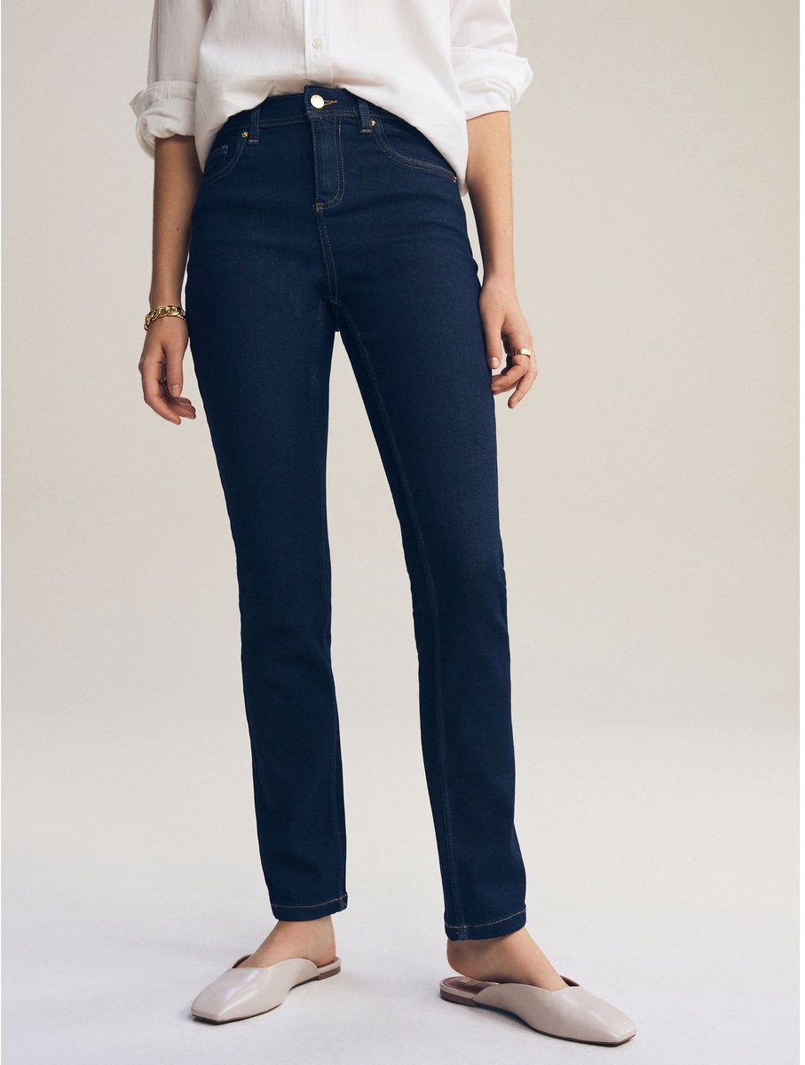 Next - Dames - Superzachte slim-fit jeans - Blauw