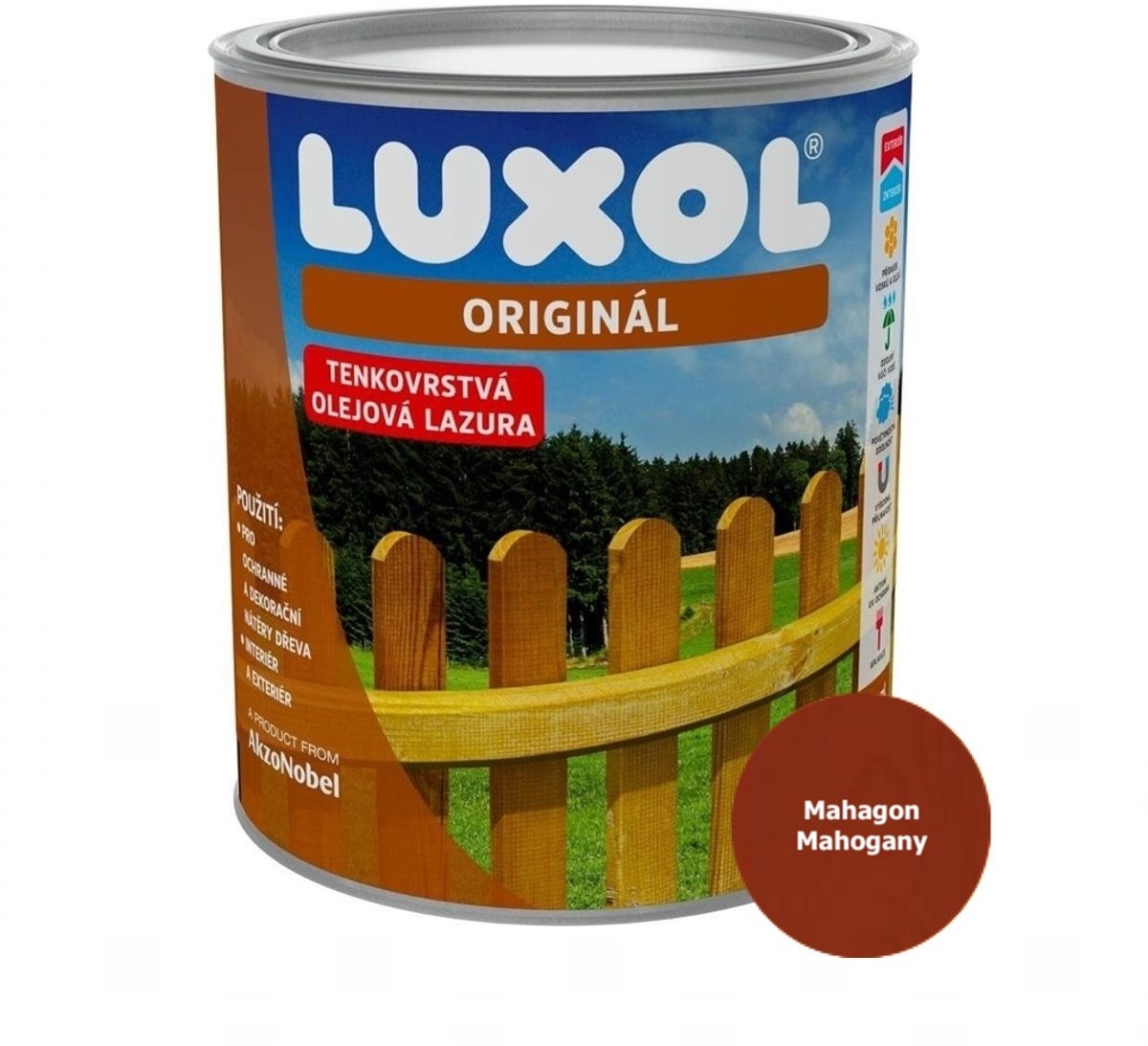 Luxol origineel 0,75l, 0021 Walnoot
