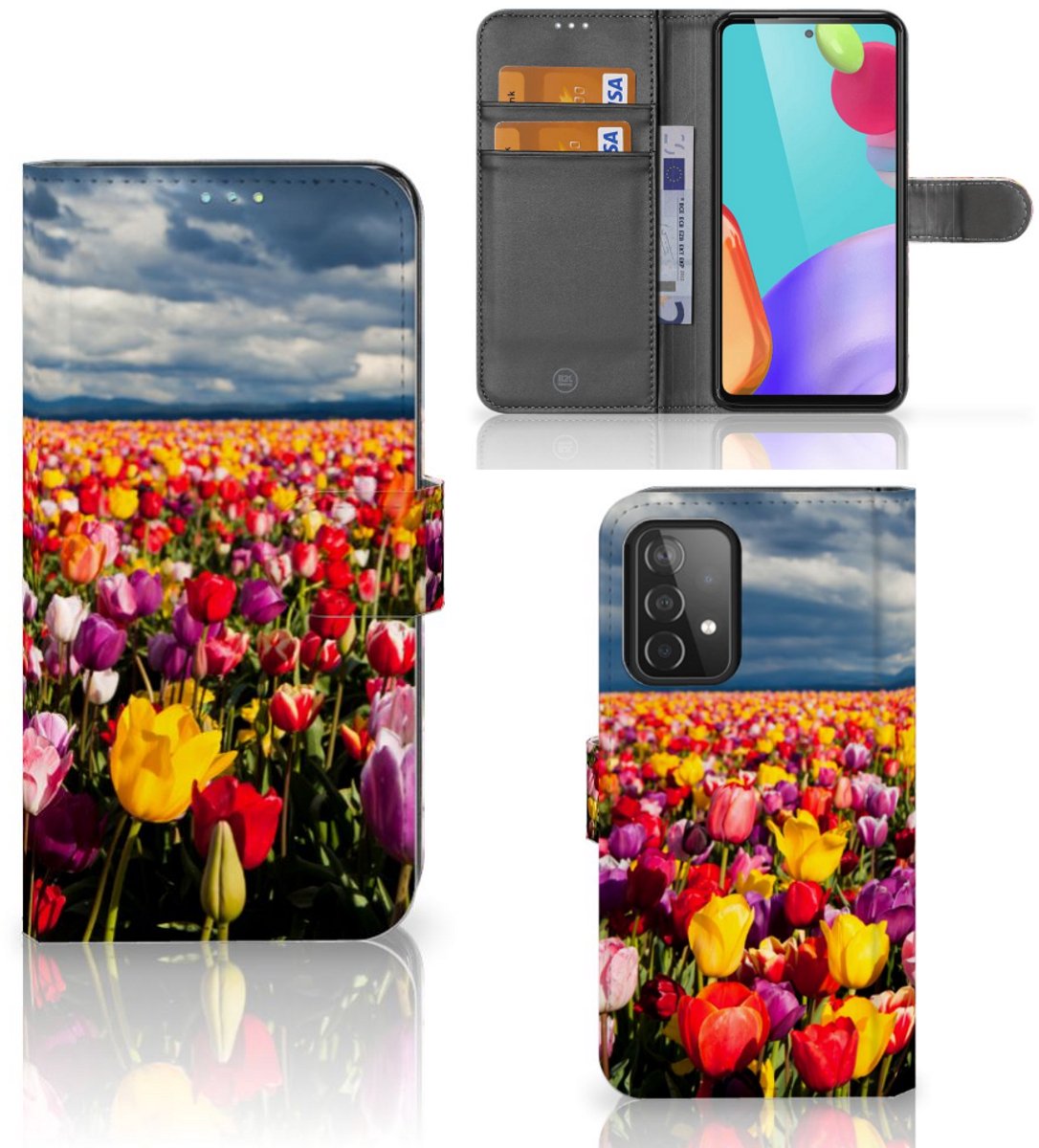 Samsung Galaxy A52 Hoesje Tulpen