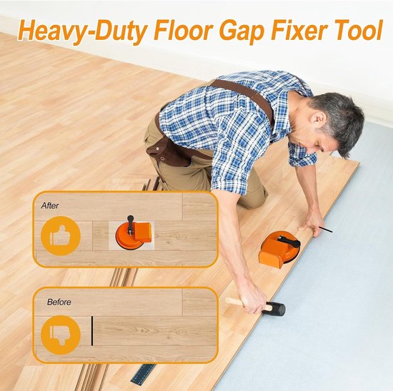 Vloer reparatie tool - Zuignap hamer - Vloeren herstellen - Robuuste zuigkracht - 118mm zuignap — afbeelding 3