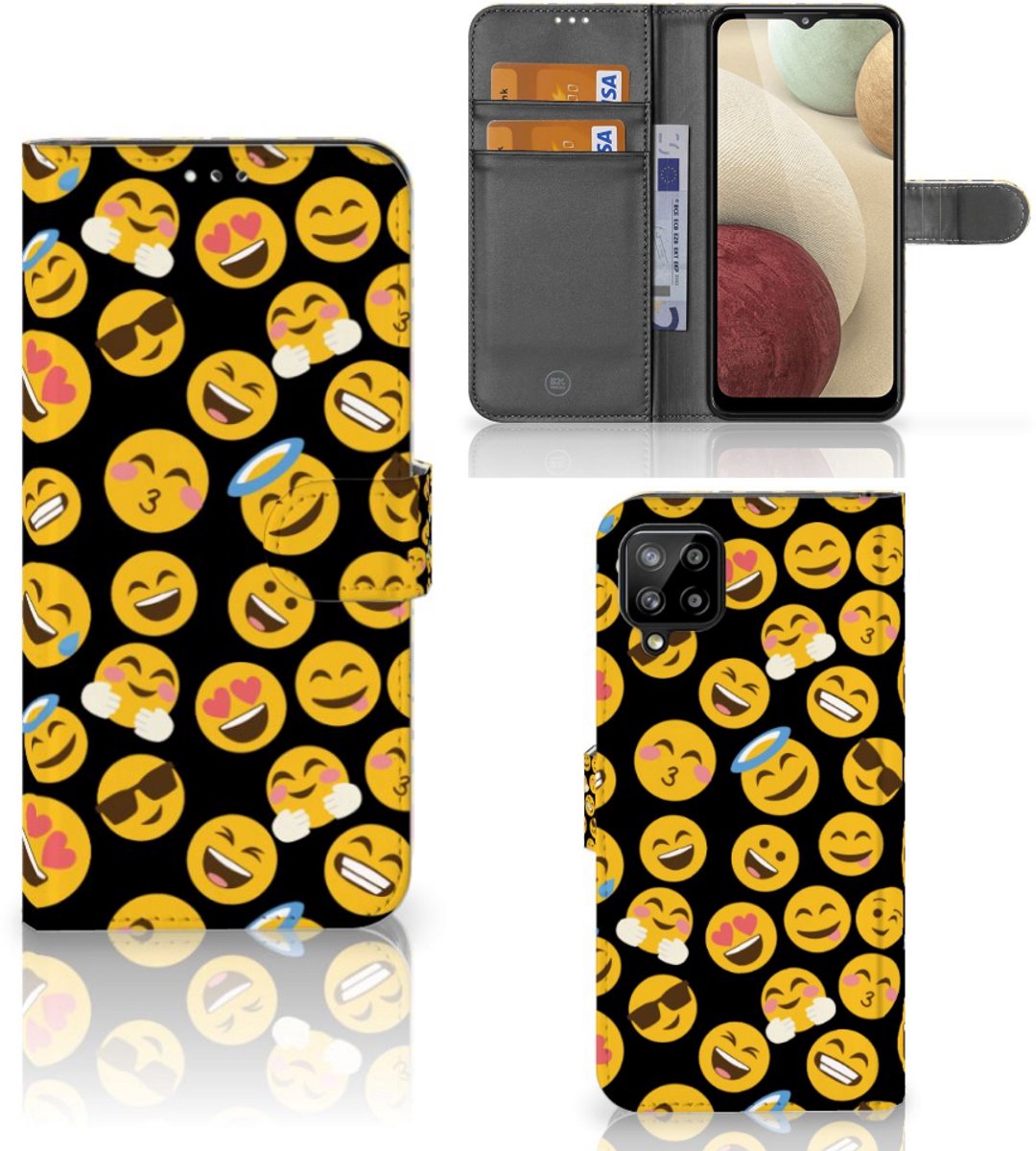 Samsung Galaxy A12 Telefoon Hoesje Emoji