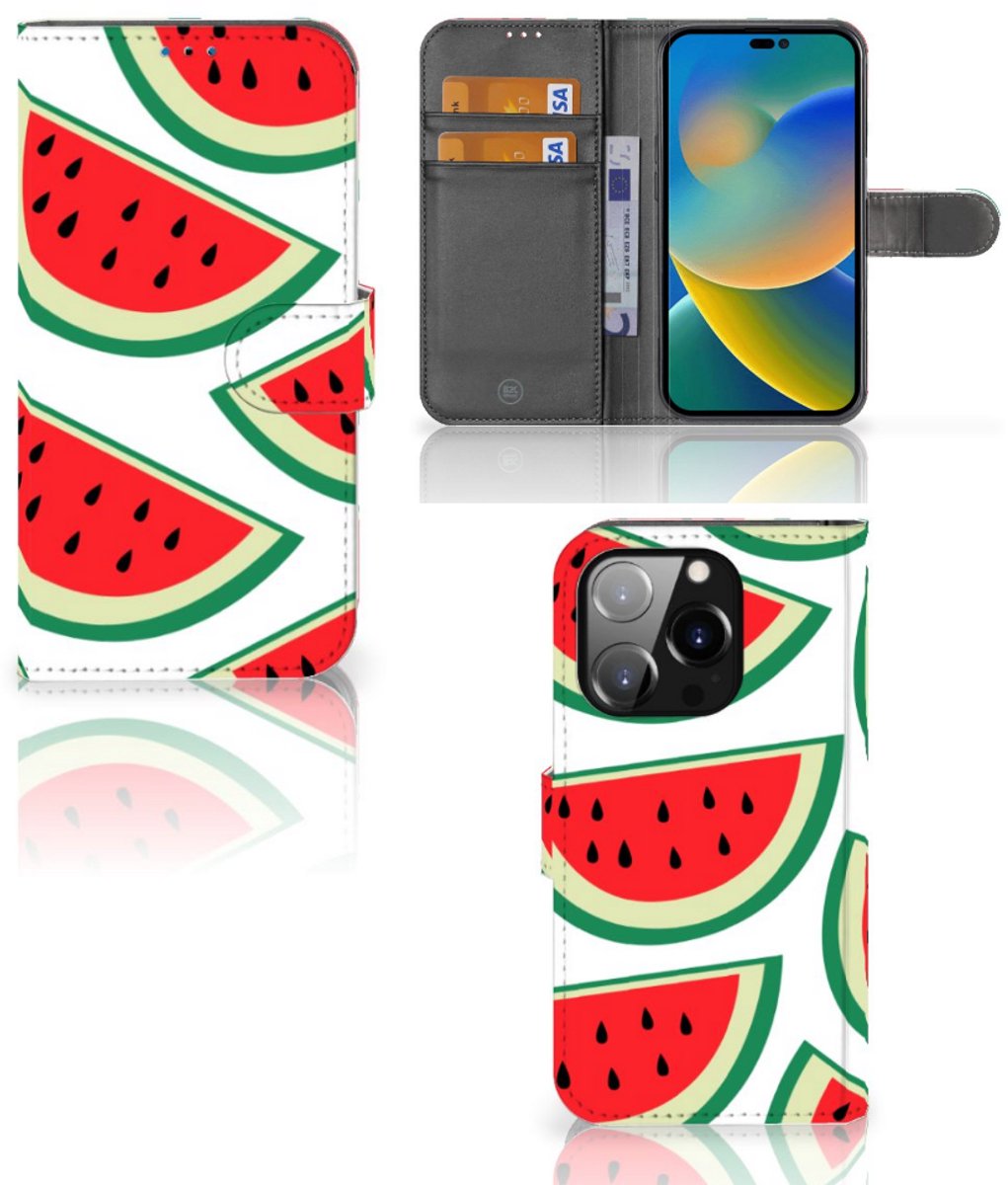 iPhone 14 Pro Book Cover Watermelons