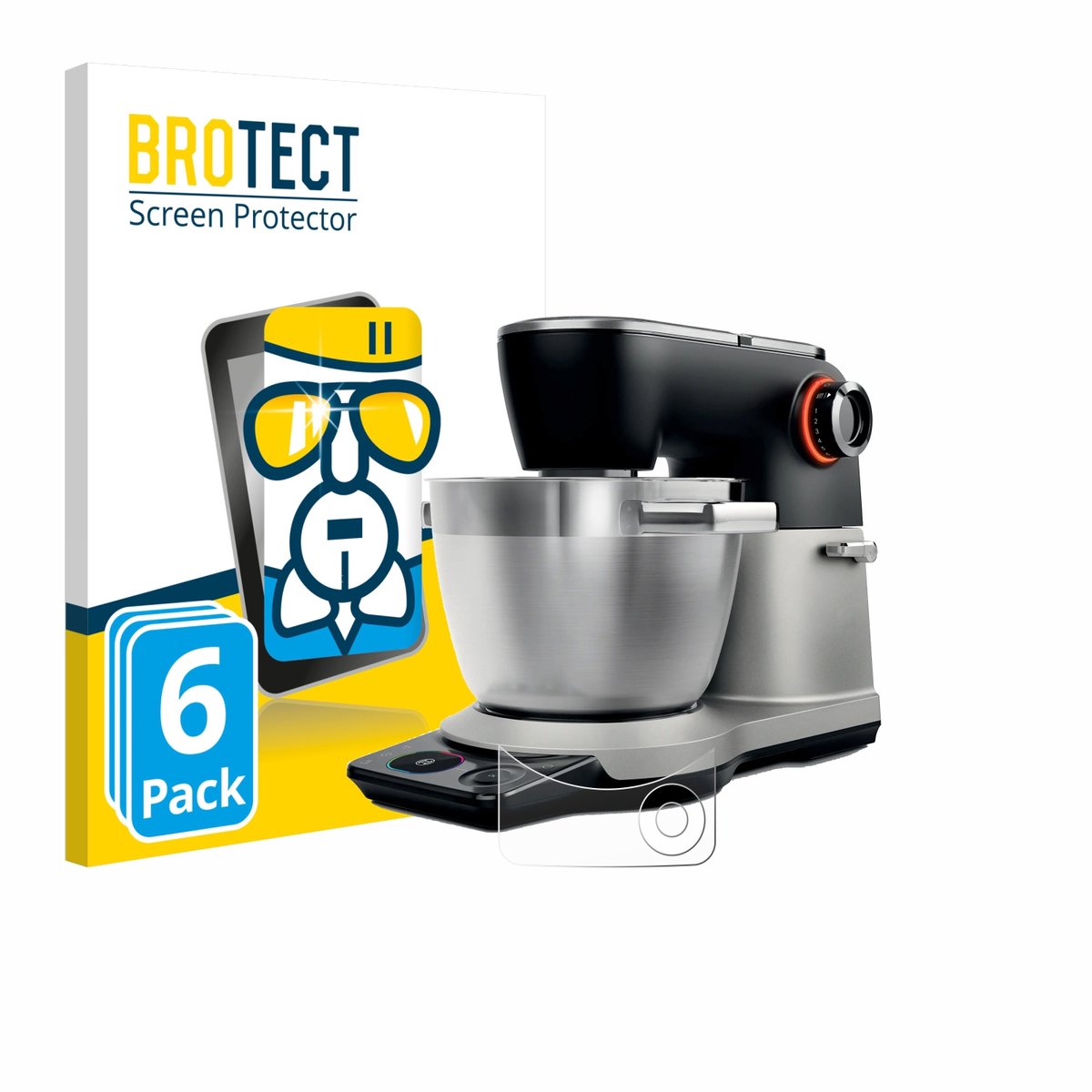 Screenprotector 6 Stuks voor Bosch MUMS8ZS18 Beschermglas transparant